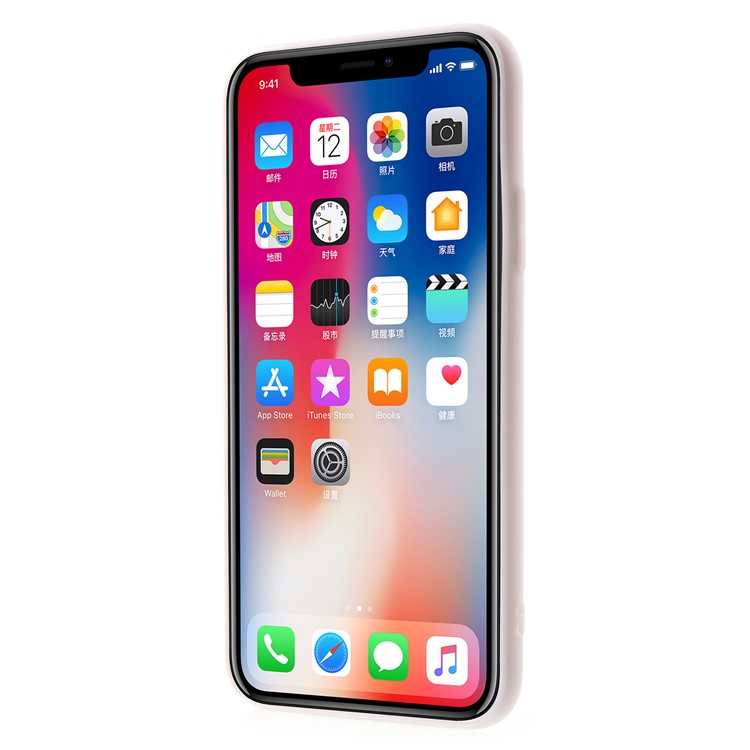 For iPhone X Cute Animal 3D Pinch Stress Reliever Flexible Case - Pink-2