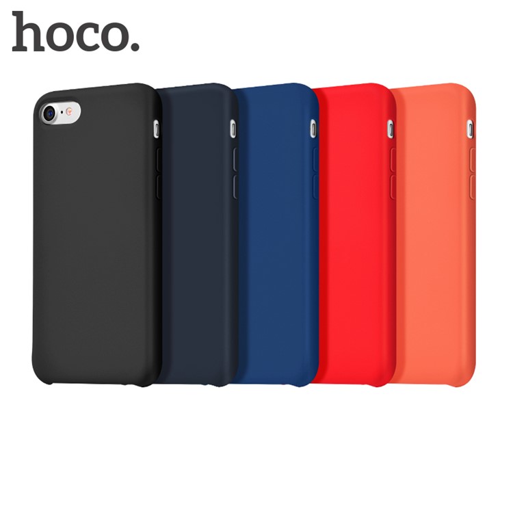 HOCO Pure Series Rubberized PC + Silicone Hybrid Phone Case for iPhone 8 / 7 4.7 inch - Black-3