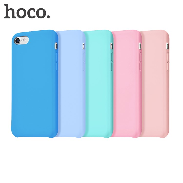 HOCO Pure Series Rubberized PC + Silicone Hybrid Phone Case for iPhone 8 / 7 4.7 inch - Black-4