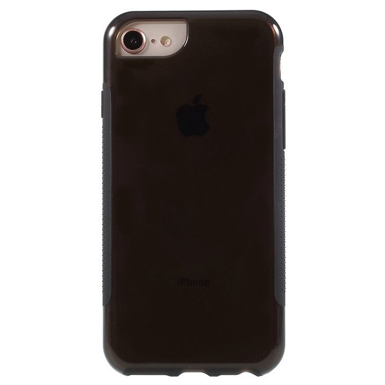 PC + TPU Hybrid Back Phone Shell for iPhone 8/7/6s/6 - Black-2