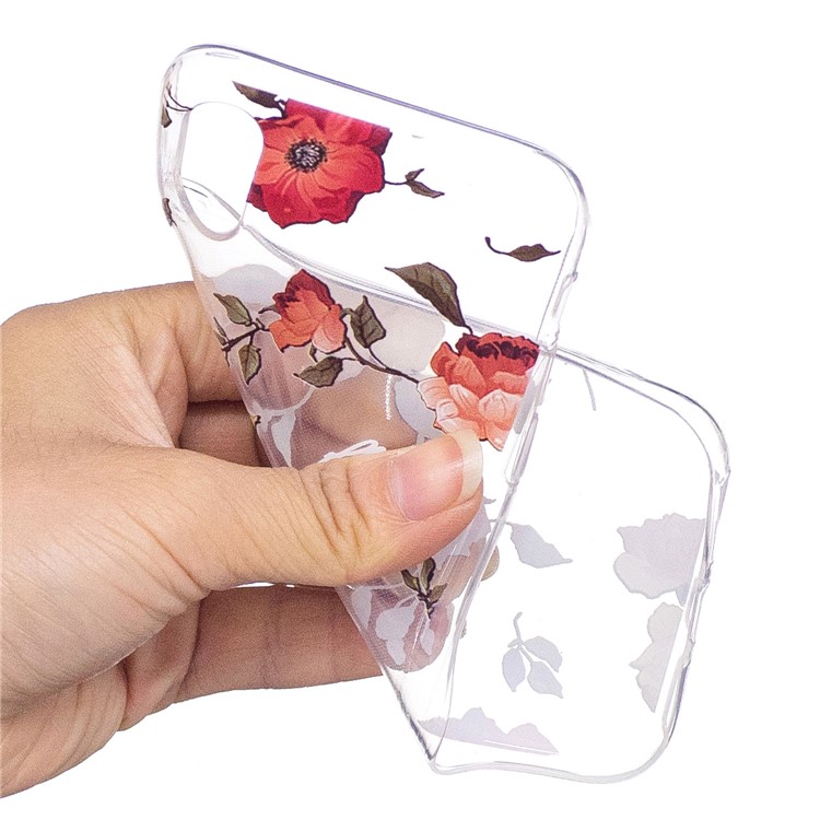 Musterdruck TPU Fall Für Iphone X - Vivid Blumen-4