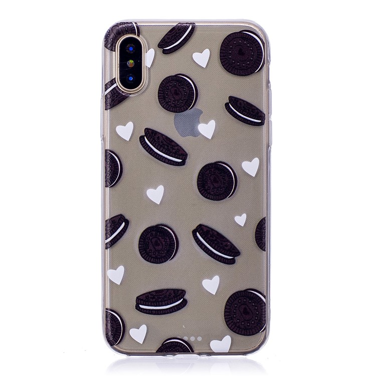 Muster Drucken TPU Shell Fall Für Das IPhone X - Keksmuster-1