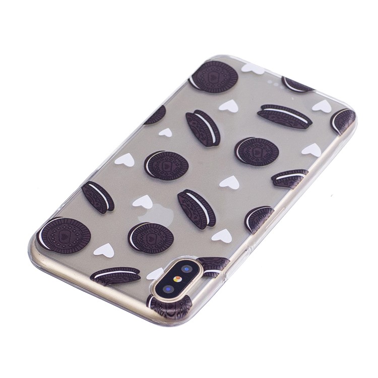 Muster Drucken TPU Shell Fall Für Das IPhone X - Keksmuster-3