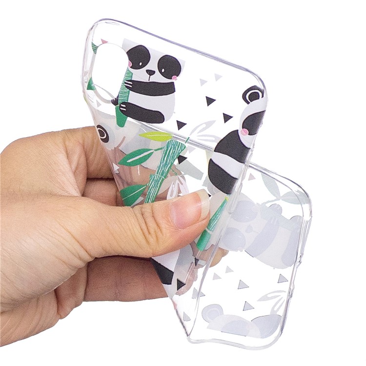 Musterdruck TPU Schutzhülle Für Das IPhone X - Panda-Muster-4