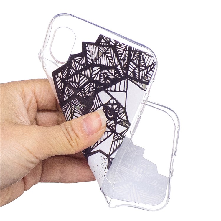 Musterdruck TPU Gel Abdeckungsfall Für Iphone X - Tierschutz Patten-4