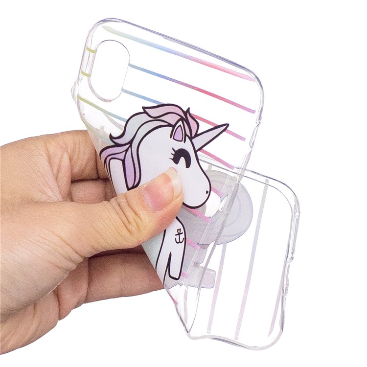 Musterdruck TPU Schutzhülle Für Das IPhone X - Einhorn-Muster-4