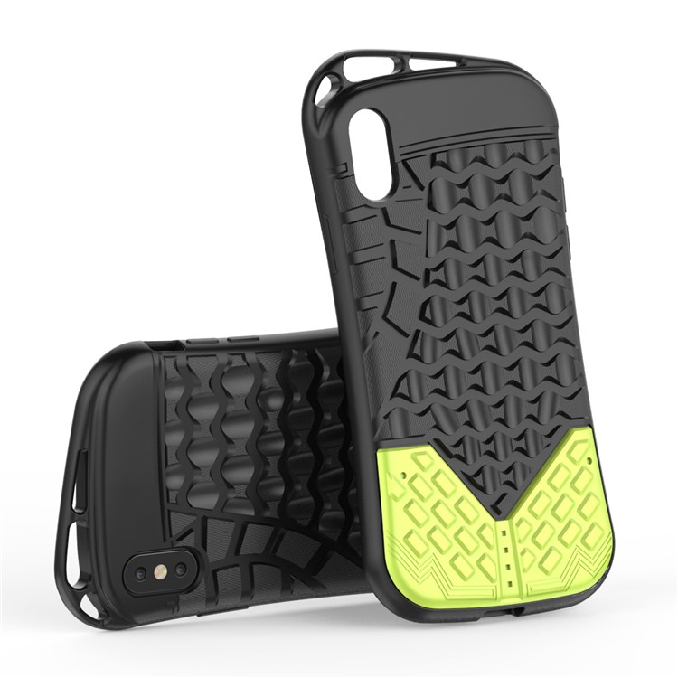 Sports Shoe Sole Texture Soft TPU Case for iPhone X - Black-11