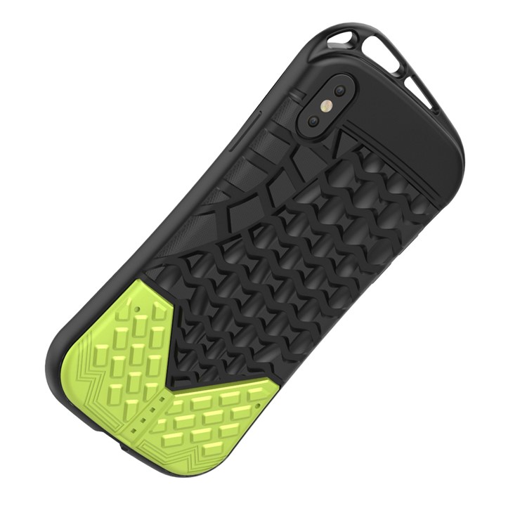 Sports Shoe Sole Texture Soft TPU Case for iPhone X - Black-12