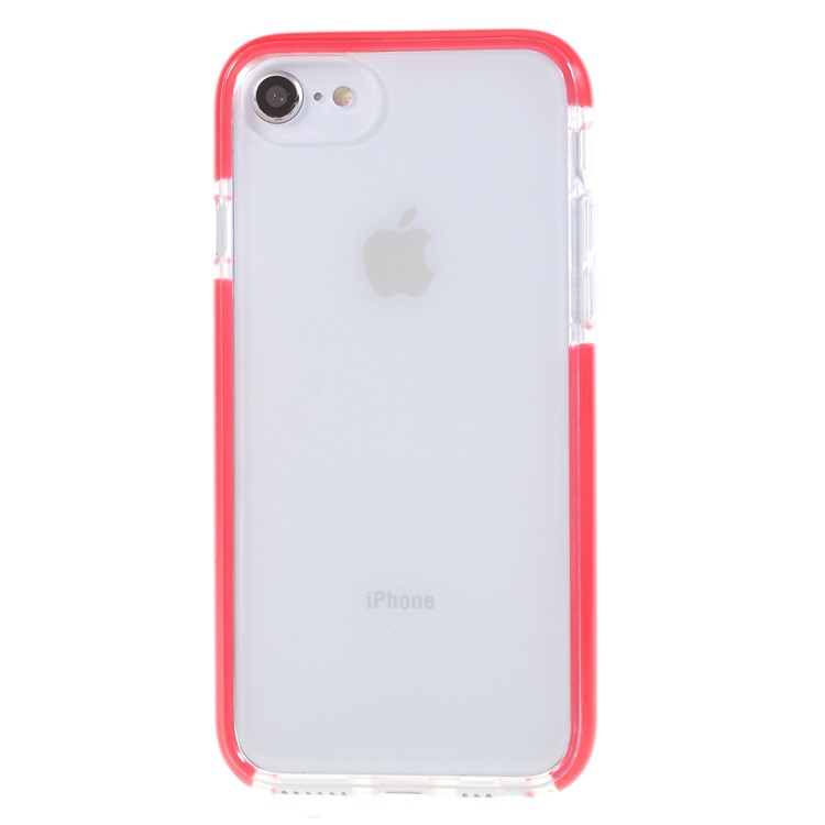 Bi-color Drop-proof TPU Phone Case for iPhone 8 / 7 / 6s / 6 - Red-2