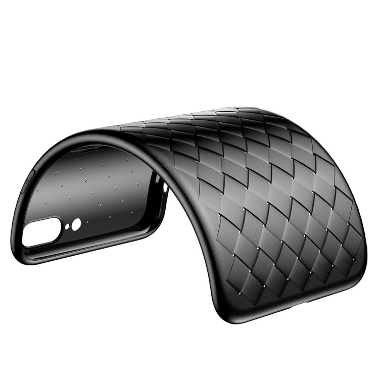 BASEUS BV Woven Texture Heat Dissipation TPU Mobile Case for iPhone 8 Plus/7 Plus - Black-4
