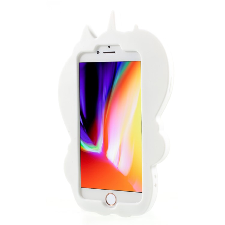 3D Unicorn Pattern Soft Silicone Case for iPhone 8/7-3