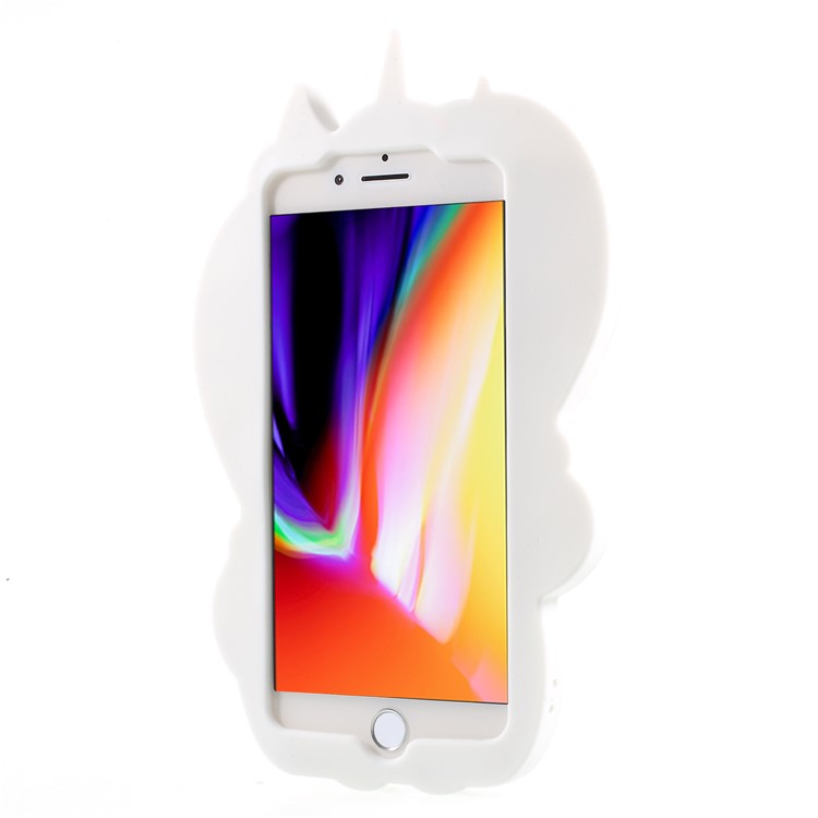 3D Unicorn Pattern Soft Silicone Case for iPhone 8 Plus / 7 Plus-3