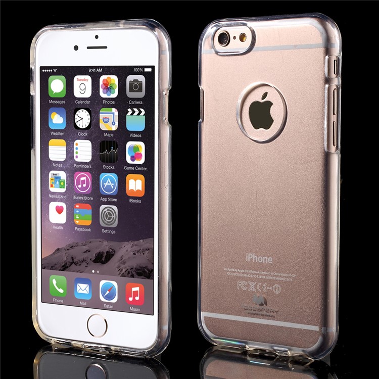 Mercury GOOSPERY Clear Jelly TPU Case Cover for iPhone 6s 6 - Transparent-1