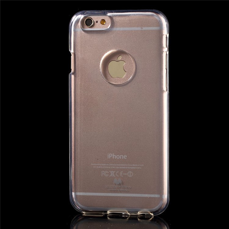 Mercury GOOSPERY Clear Jelly TPU Case Cover for iPhone 6s 6 - Transparent-2