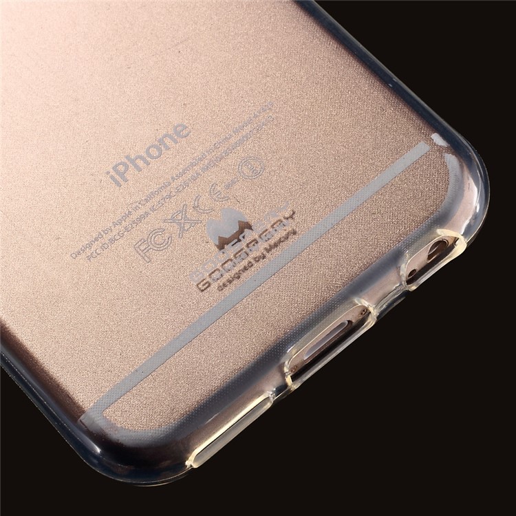 Mercury GOOSPERY Clear Jelly TPU Case Cover for iPhone 6s 6 - Transparent-4