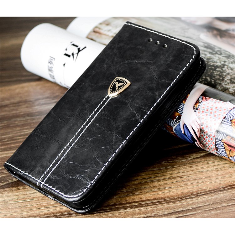 Dove of Peace Pattern Leather Wallet Case for iPhone 8/7 - Black-3