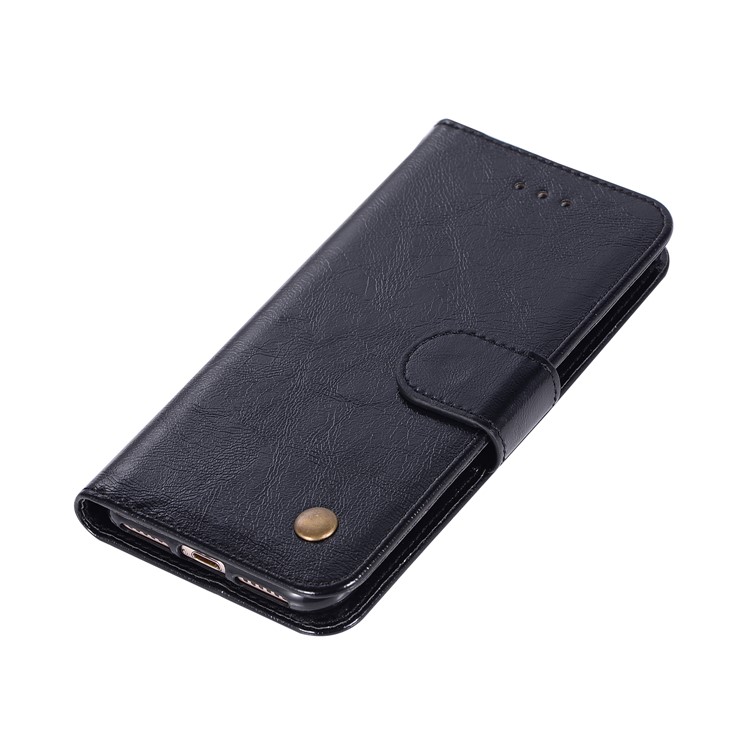 Retro Style Wallet Leather Stand Mobile Phone Case for iPhone 6s Plus/6 Plus 5.5 inch - Black-7