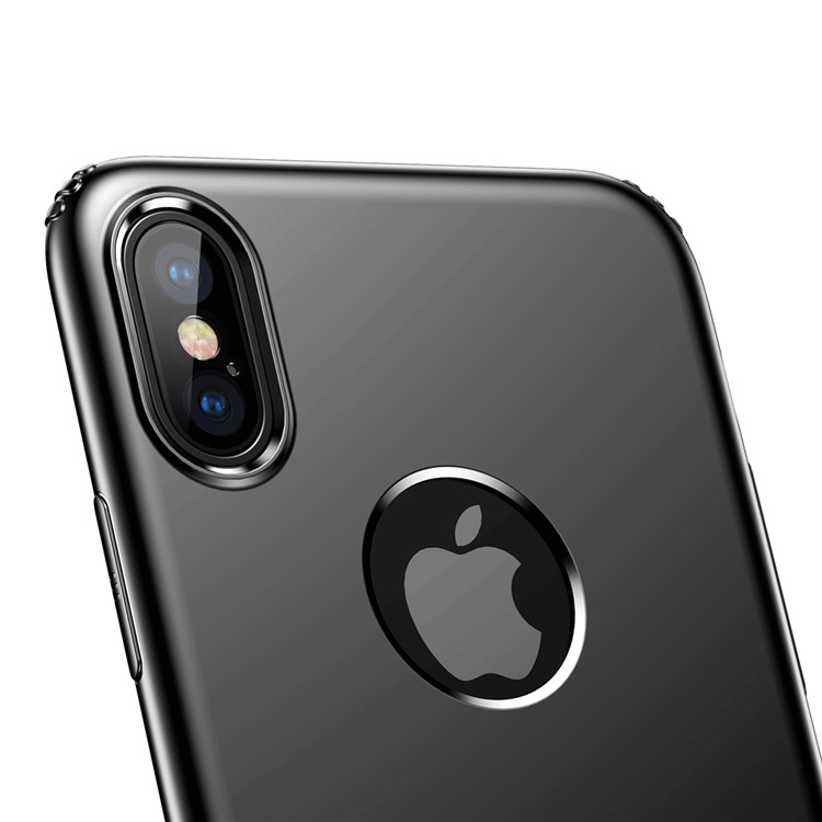 BASEUS Anti-fingerprint Matte TPU Mobile Phone Case for iPhone X/10 5.8 inch - Black-5