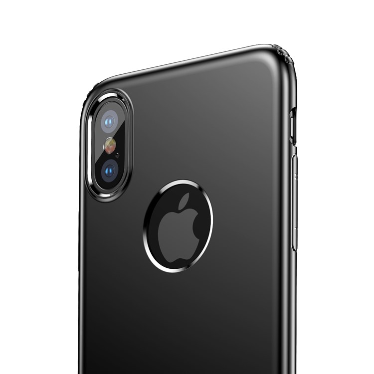 BASEUS Anti-fingerprint Matte TPU Mobile Phone Case for iPhone X/10 5.8 inch - Black-6