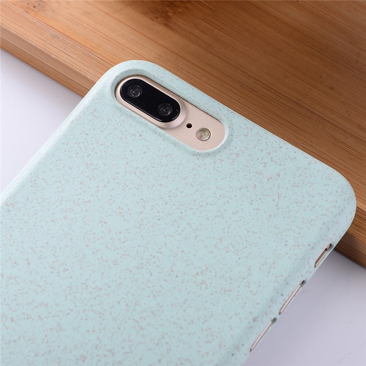 Anti-fingerprint Slim Environmental PC Case for iPhone 8 Plus / 7 Plus 5.5 inch - Cyan-3