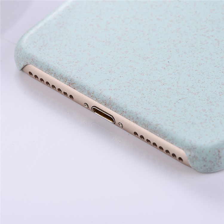 Anti-fingerprint Slim Environmental PC Case for iPhone 8 Plus / 7 Plus 5.5 inch - Cyan-5
