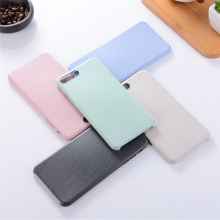 Anti-fingerprint Slim Environmental PC Case for iPhone 8 Plus / 7 Plus 5.5 inch - Cyan-7