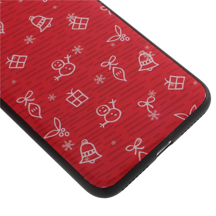 Christmas Pattern PC + TPU Hybrid Case for iPhone 8 Plus / 7 Plus - Christmas Elements-5