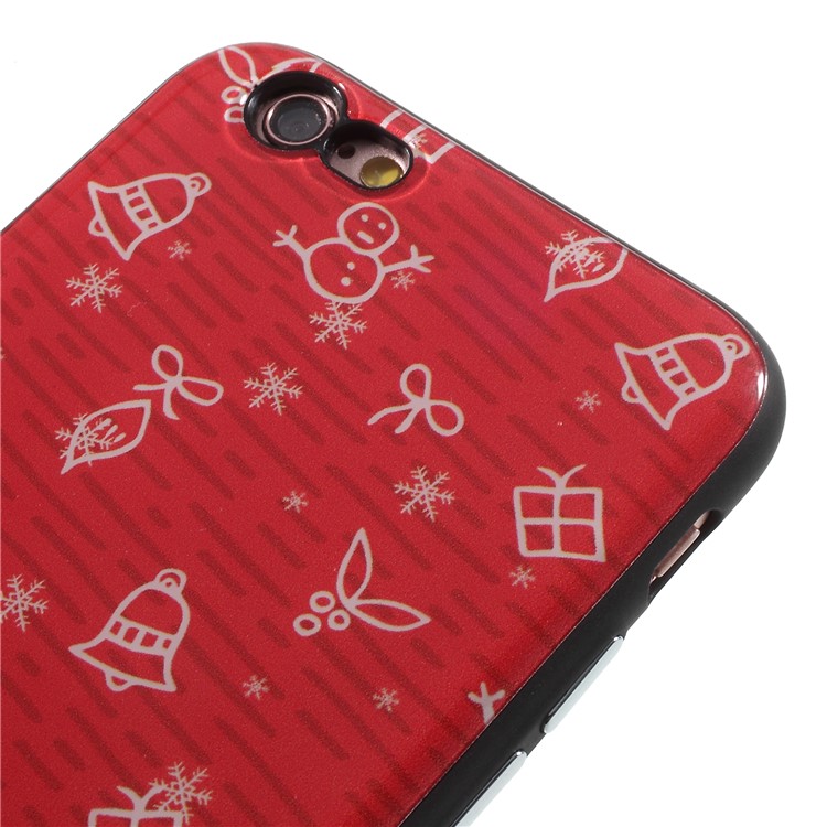 Christmas Pattern PC + TPU Combo Case for iPhone 6s 6 - Christmas Elements-4