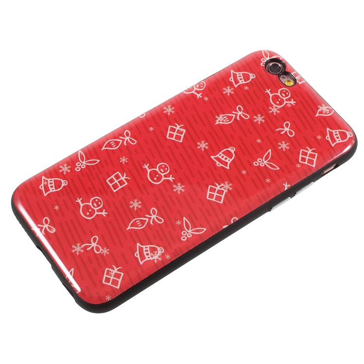 Christmas Pattern PC + TPU Combo Case for iPhone 6s 6 - Christmas Elements-6