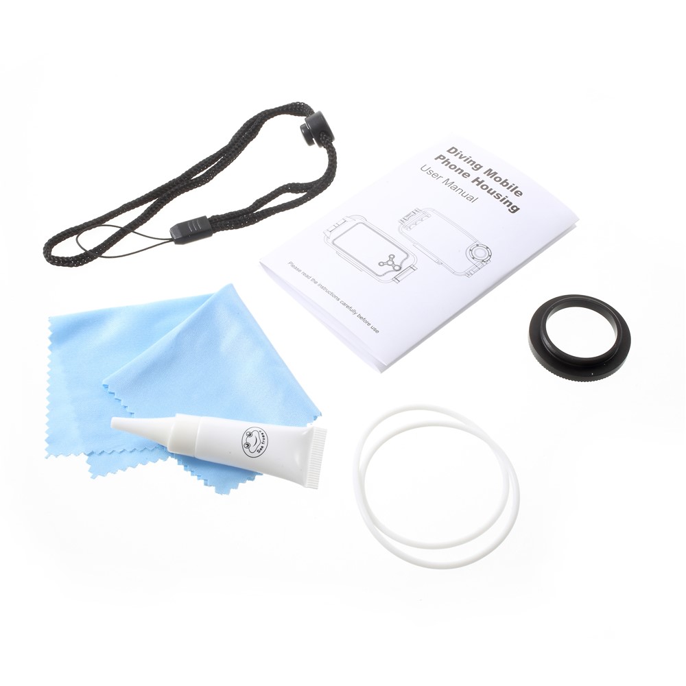 MEIKON IPX8 40m / 130ft Unterwasser Wasserdichter Fall Für Iphone 8 4.7 Zoll - Schwarz-11