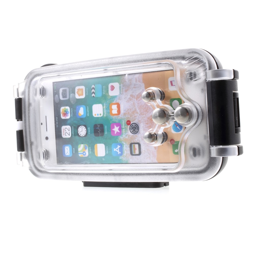 MEIKON IPX8 40m / 130ft Unterwasser Wasserdichter Fall Für Iphone 8 4.7 Zoll - Schwarz-2