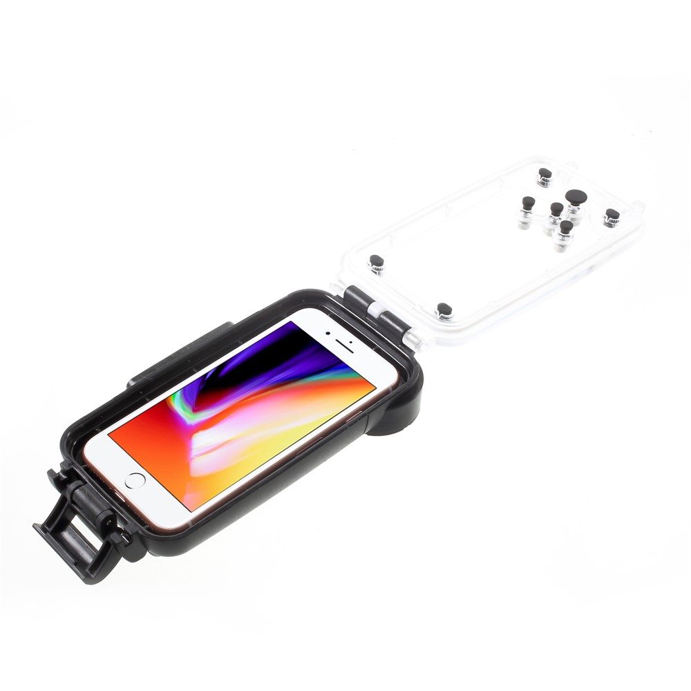 MEIKON IPX8 40m / 130ft Unterwasser Wasserdichter Fall Für Iphone 8 4.7 Zoll - Schwarz-9