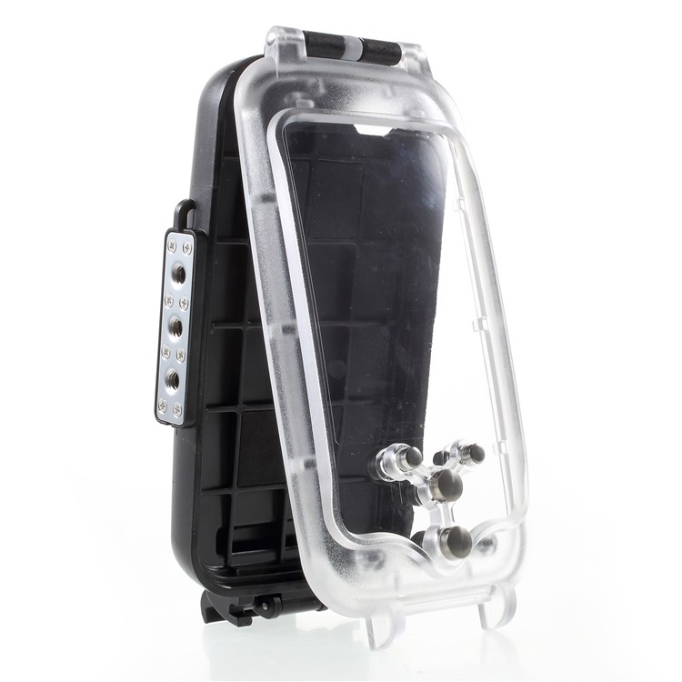 MEIKON 40m/130ft IPX8 Waterproof Underwater Diving Case for iPhone 8 Plus 5.5 inch - Black-12