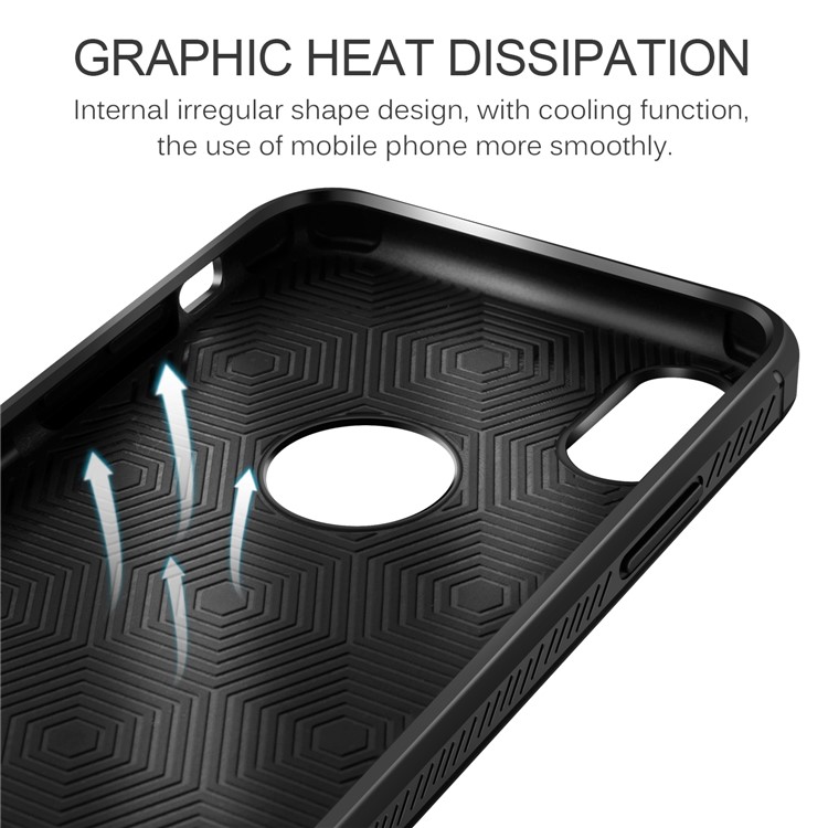 LENUO Gentlemen Series Soft TPU Case for iPhone X - Black-8