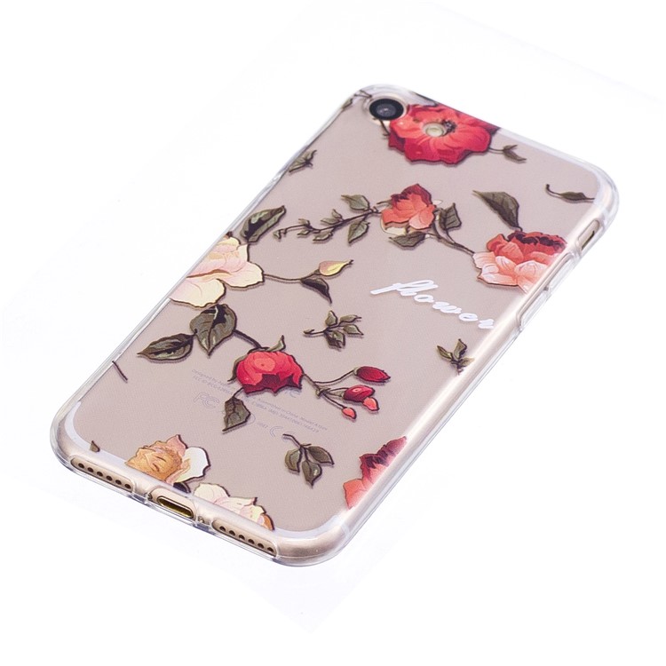 For iPhone 8/7 Pattern Printing Leather Wallet Mobile Case with Strap - Dream Catcher-2