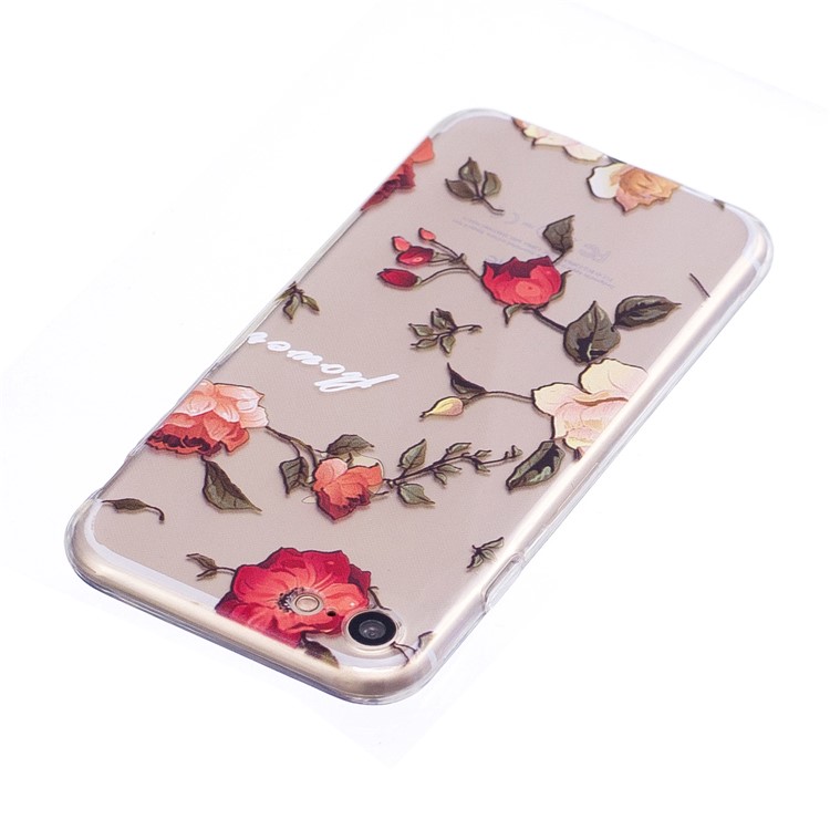For iPhone 8/7 Pattern Printing Leather Wallet Mobile Case with Strap - Dream Catcher-3