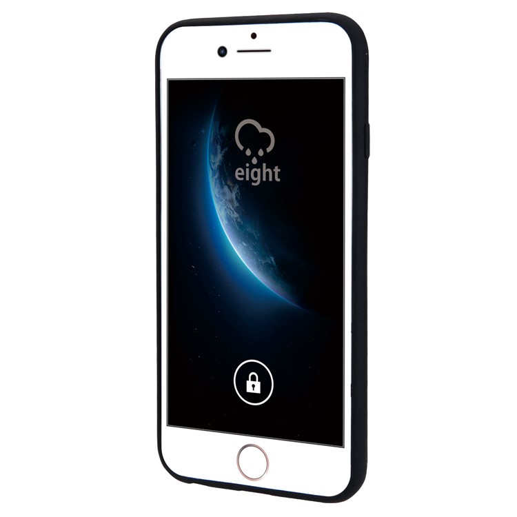 Card Holder Leather Coated TPU Case Built-in Magnetic Sheet for iPhone 6s Plus / 6 Plus - Black-3