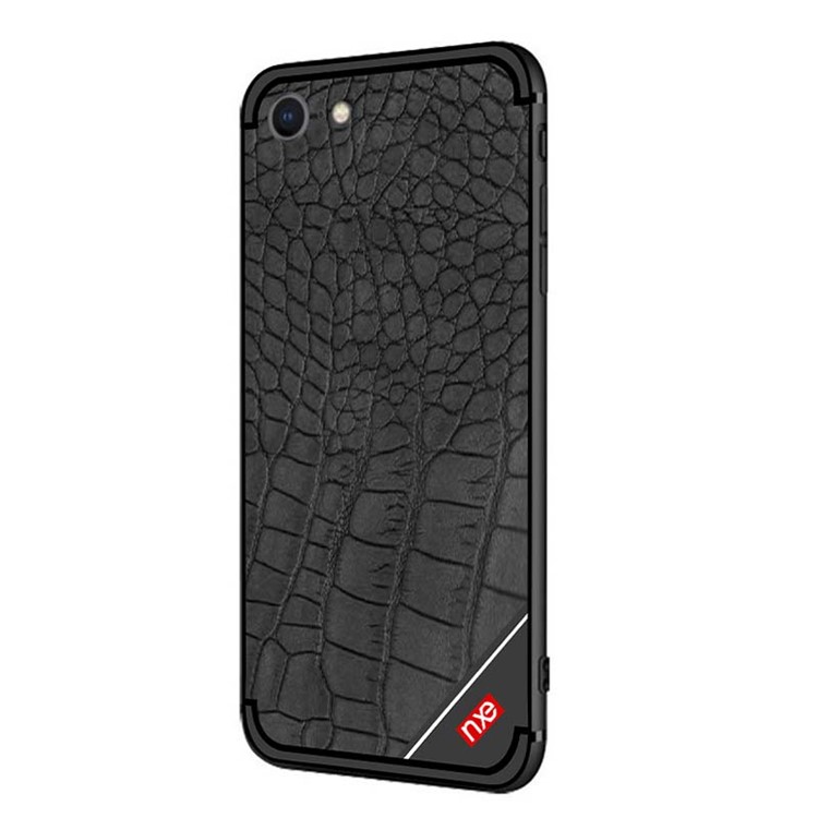 NXE Crocodile Texture TPU Mobile Phone Casing for iPhone 8 / 7 4.7 inch - Black-4