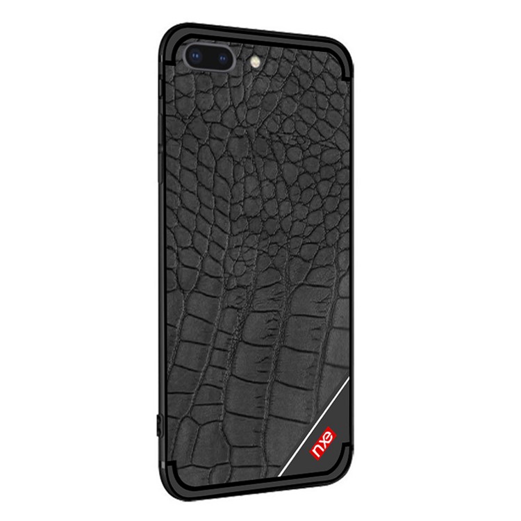 NXE Crocodile Texture TPU Mobile Phone Casing for iPhone 8 Plus / 7 Plus 5.5 inch - Black-4