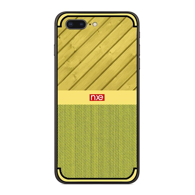 

NXE Wood and Jeans Texture TPU Mobile Phone Cover for iPhone 8 Plus / 7 Plus - Green