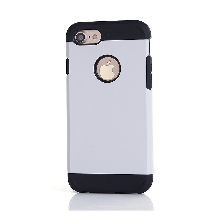 

Hybrid TPU + PC Shockproof Back Phone Casing for iPhone 8 4.7 inch - White, iPhone 8