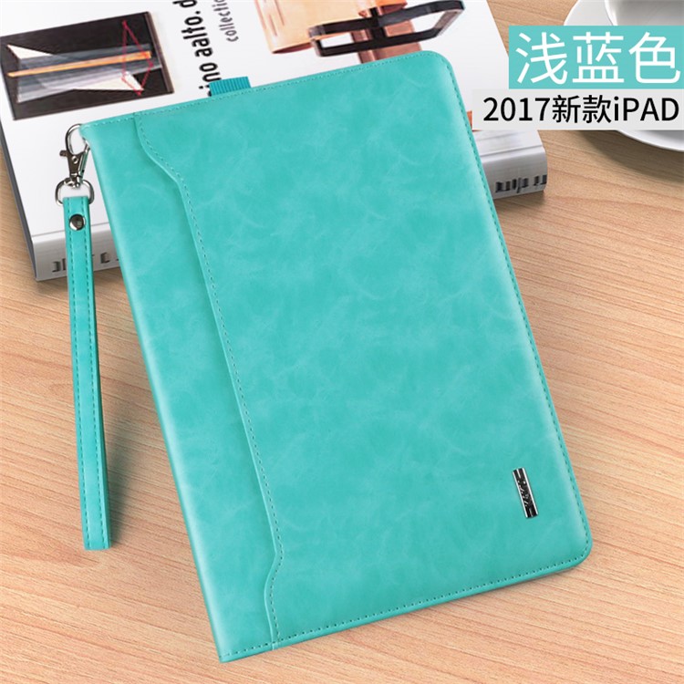 

Многофункциональный Чехол Для Ноутбука KAKUSUSIGA Estee Для Ipad 9.7 (2017) / Pro 9.7 / Air 2/1 - Циан, iPad 9.7 (2017)