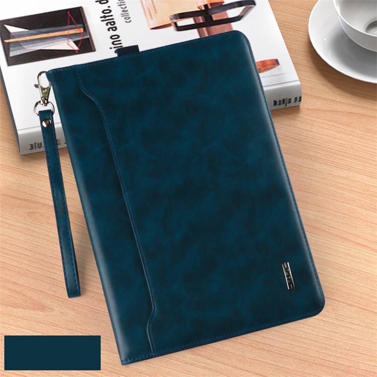 

Многофункциональный Защитный Чехол Для Кошелька KAKUSUSIGA Estee Для Ipad 9.7 (2017) / Pro 9.7 / Air 2/1 - Темно-синий, iPad 9.7 (2017)