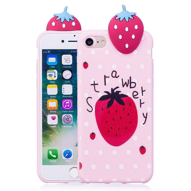 coque fraise iphone 7