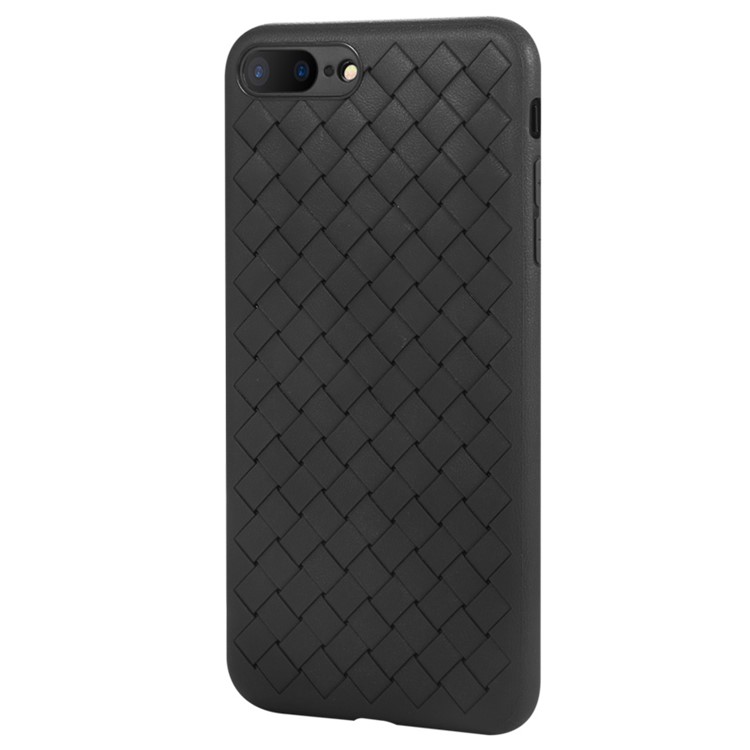 BENKS Woven Pattern Heat Dissipation TPU Case for iPhone 8 Plus / 7 Plus 5.5 inch - Black-2