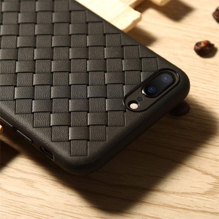 BENKS Woven Pattern Heat Dissipation TPU Case for iPhone 8 Plus / 7 Plus 5.5 inch - Black-4