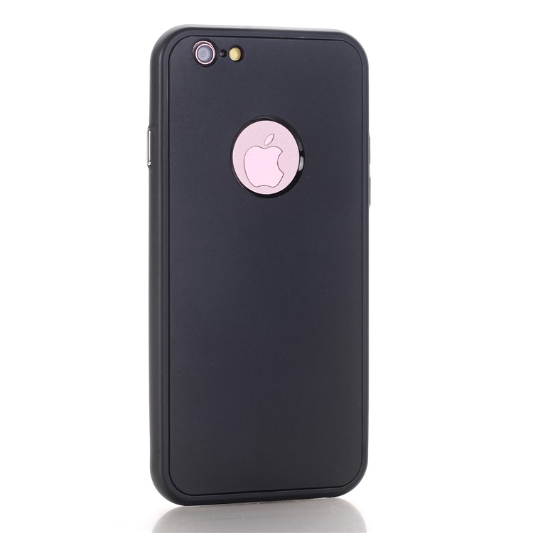 Flexible TPU 360 Degree Full Protection Phone Cover for iPhone 6s / 6 - Black-4