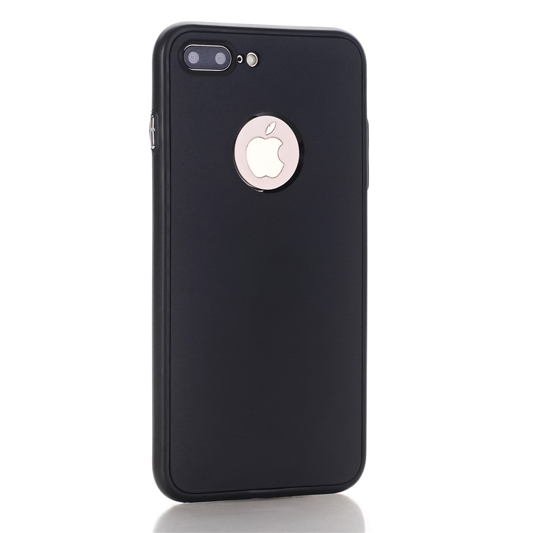 Detachable Soft TPU Front Frame + Back Cover for iPhone 7 Plus / 8 Plus 5.5 inch - Black-2