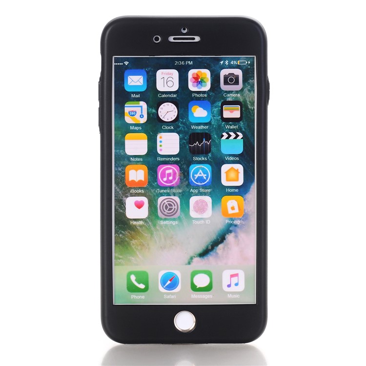 Detachable Soft TPU Front Frame + Back Cover for iPhone 7 Plus / 8 Plus 5.5 inch - Black-3