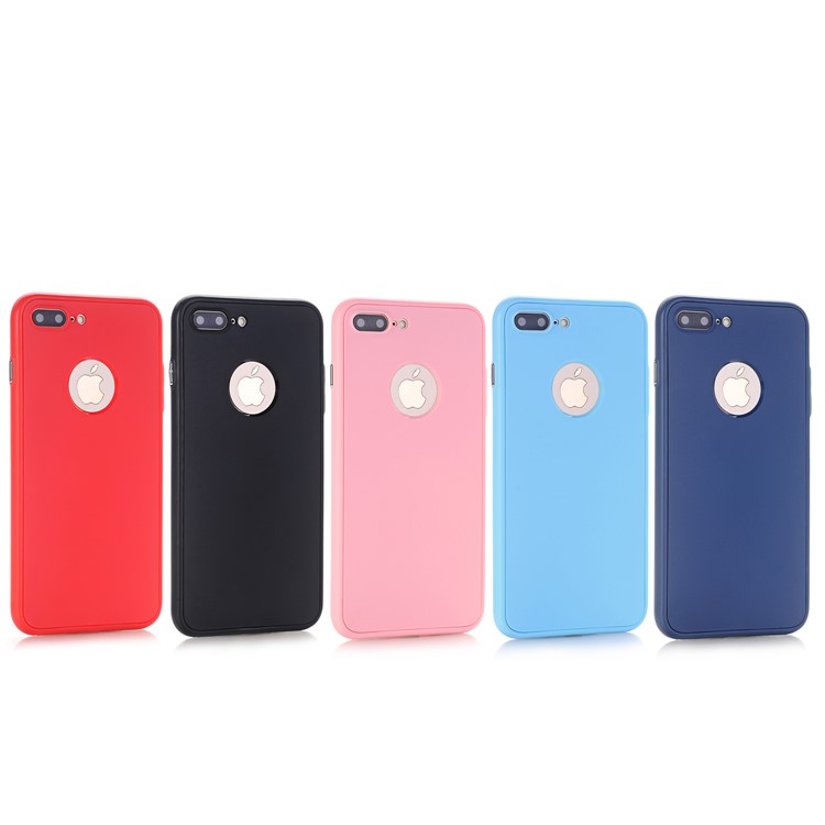 Detachable Soft TPU Front Frame + Back Cover for iPhone 7 Plus / 8 Plus 5.5 inch - Black-6